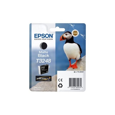 EPSON C13T32484010 Tusz Epson T3248 matte black 14,0 ml 650 str StylSureColor SC-P400 EPSON C13T32484010 Tusz Epson T3248 matte black 14,0 ml 650 str StylSureColor SC-P400