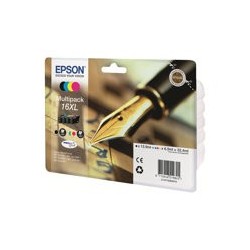 EPSON C13T16364012 Zestaw Epson T1636 XL CMYK Multi Pack WF-2010/25x0 EPSON C13T16364012 Zestaw Epson T1636 XL CMYK Multi Pack WF-2010/25x0