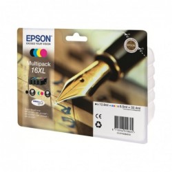 EPSON C13T16364012 Zestaw Epson T1636 XL CMYK Multi Pack WF-2010/25x0 EPSON C13T16364012 Zestaw Epson T1636 XL CMYK Multi Pack WF-2010/25x0