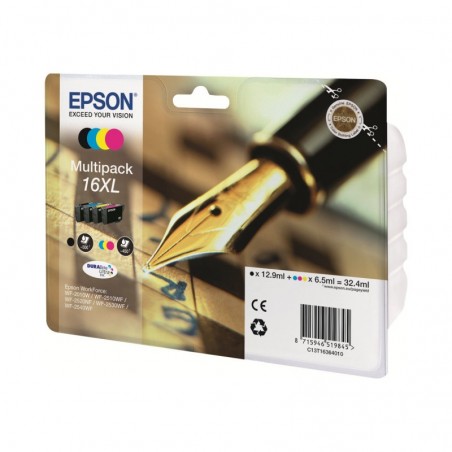 EPSON C13T16364012 Zestaw Epson T1636 XL CMYK Multi Pack WF-2010/25x0 EPSON C13T16364012 Zestaw Epson T1636 XL CMYK Multi Pack WF-2010/25x0
