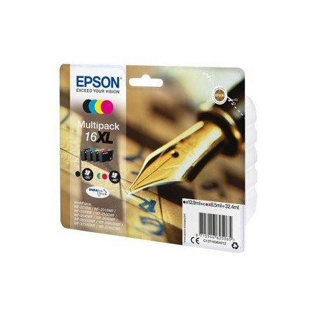 EPSON C13T16364012 Zestaw Epson T1636 XL CMYK Multi Pack WF-2010/25x0 EPSON C13T16364012 Zestaw Epson T1636 XL CMYK Multi Pack WF-2010/25x0