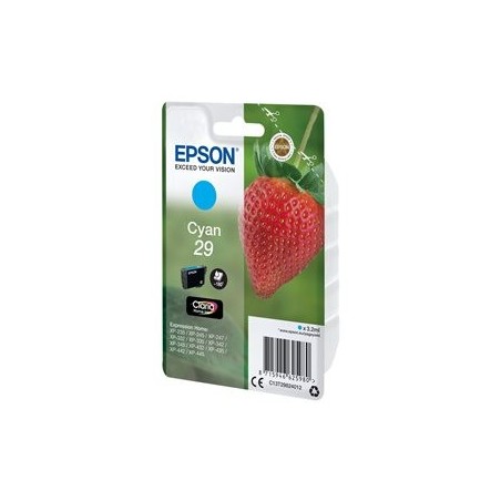 EPSON C13T29824012 Tusz Epson Singlepack cyan 29 Claria Home 3,2 ml EPSON C13T29824012 Tusz Epson Singlepack cyan 29 Claria Home 3,2 ml