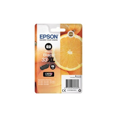EPSON C13T33614012 Tusz Epson photo black 33XL Claria Premium EPSON C13T33614012 Tusz Epson photo black 33XL Claria Premium