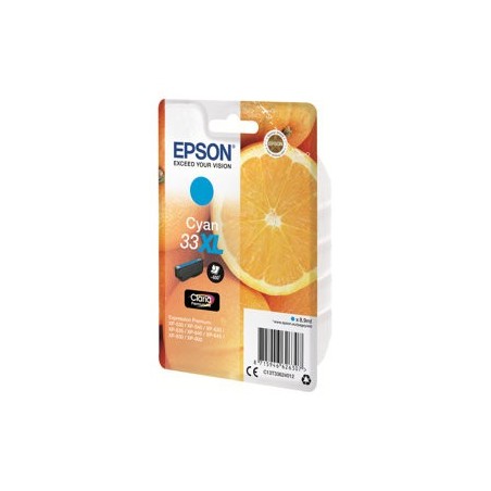 EPSON C13T33624012 Tusz Epson T3362 cyan 33XL 8,9 ml XP-530/540/630/635/640/645/830/900 EPSON C13T33624012 Tusz Epson T3362 cyan 33XL 8,9 ml XP-530/540/630/635/640/645/830/900