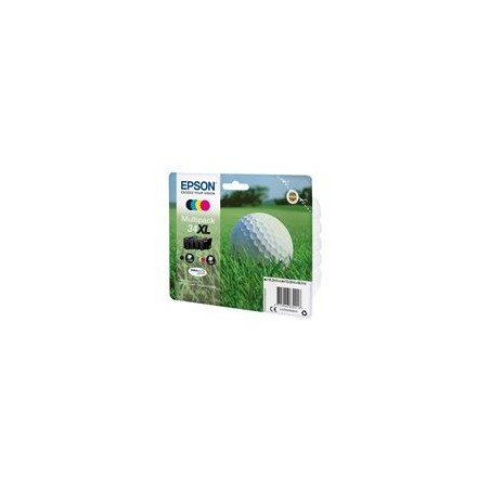 EPSON C13T34764010 Tusz Epson Golf ball Multipack 34XL 4-colors DURABrite Ultra 48,7 ml EPSON C13T34764010 Tusz Epson Golf ball Multipack 34XL 4-colors DURABrite Ultra 48,7 ml