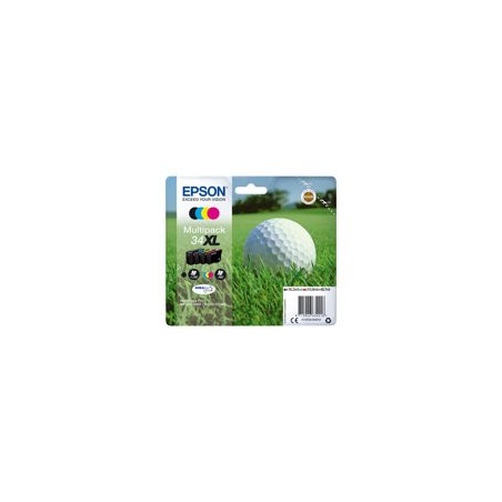 EPSON C13T34764010 Tusz Epson Golf ball Multipack 34XL 4-colors DURABrite Ultra 48,7 ml EPSON C13T34764010 Tusz Epson Golf ball Multipack 34XL 4-colors DURABrite Ultra 48,7 ml