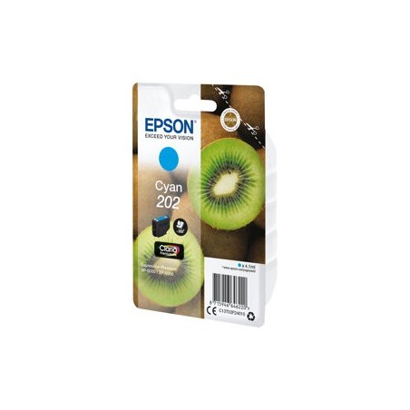 EPSON C13T02F24010 Tusz Epson singlepack 202 cyan 4,1ml Claria premium