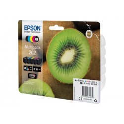 EPSON C13T02E74010 Tusz Epson Kiwi Multipack 202 CMYK+photo black Claria Premium EPSON C13T02E74010 Tusz Epson Kiwi Multipack 202 CMYK+photo black Claria Premium