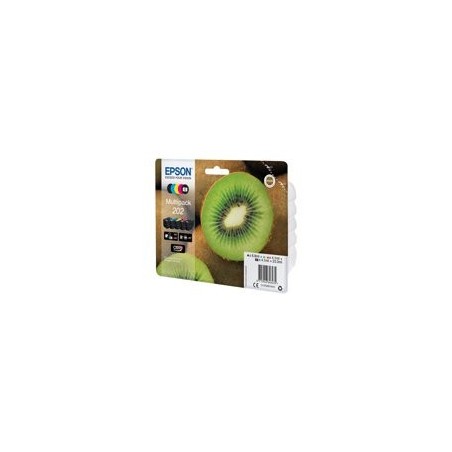 EPSON C13T02E74010 Tusz Epson Kiwi Multipack 202 CMYK+photo black Claria Premium EPSON C13T02E74010 Tusz Epson Kiwi Multipack 202 CMYK+photo black Claria Premium