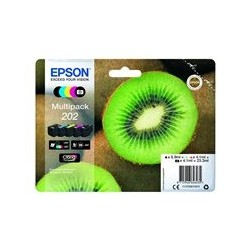 EPSON C13T02E74010 Tusz Epson Kiwi Multipack 202 CMYK+photo black Claria Premium EPSON C13T02E74010 Tusz Epson Kiwi Multipack 202 CMYK+photo black Claria Premium