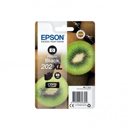 EPSON C13T02H14010 Tusz Epson photo black 202XL 7,9ml Claria Premium EPSON C13T02H14010 Tusz Epson photo black 202XL 7,9ml Claria Premium