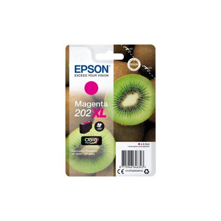 EPSON C13T02H34010 Tusz Epson singlepack 202XL magenta 8,5ml Claria premium EPSON C13T02H34010 Tusz Epson singlepack 202XL magenta 8,5ml Claria premium