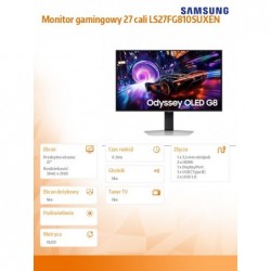 Monitor gamingowy 27 cali LS27FG810SUXEN 