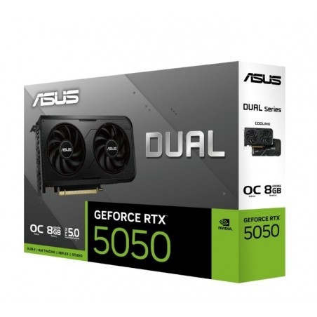 Karta graficzna GeForce RTX 5050 DUAL 8GB OC GDDR6 128BIT 3DP/HDMI Karta graficzna GeForce RTX 5050 DUAL 8GB OC GDDR6 128BIT 3DP/HDMI