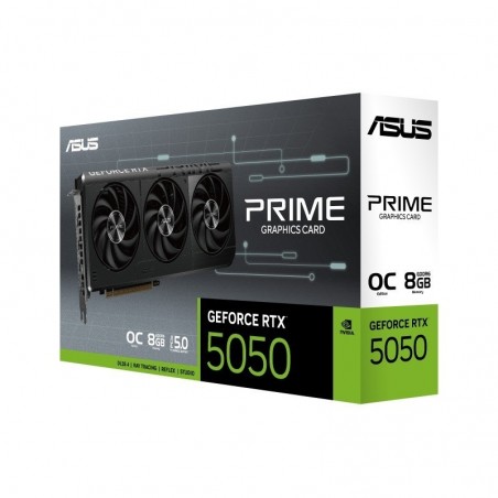 Karta graficzna GeForce RTX 5050 PRIME 8G OC GDDR6 128BIT DP/HDMI Karta graficzna GeForce RTX 5050 PRIME 8G OC GDDR6 128BIT DP/HDMI
