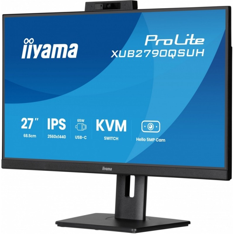 Monitor 27 cali XUB2790QSUH-B2 IPS,QHD,CAM,MIC,HDMI,DP,3xUSB(3.2),  100Hz,ADAPTIVE SYNC,FlickerFree,2x2W,WINDOWS HELLO  Monitor 27 cali XUB2790QSUH-B2 IPS,QHD,CAM,MIC,HDMI,DP,3xUSB(3.2),  100Hz,ADAPTIVE SYNC,FlickerFree,2x2W,WINDOWS HELLO