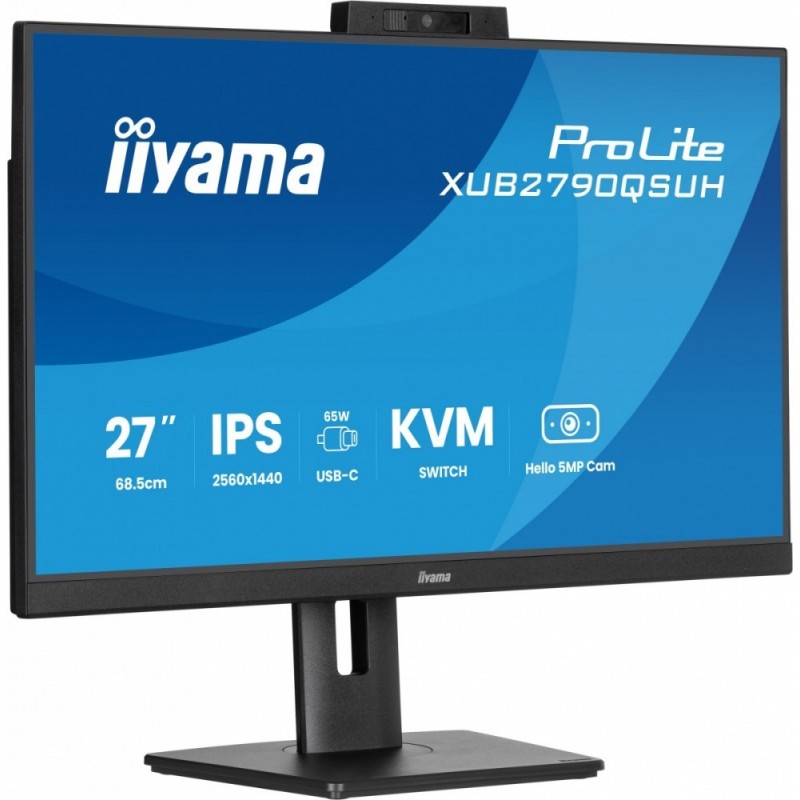 Monitor 27 cali XUB2790QSUH-B2 IPS,QHD,CAM,MIC,HDMI,DP,3xUSB(3.2),  100Hz,ADAPTIVE SYNC,FlickerFree,2x2W,WINDOWS HELLO  Monitor 27 cali XUB2790QSUH-B2 IPS,QHD,CAM,MIC,HDMI,DP,3xUSB(3.2),  100Hz,ADAPTIVE SYNC,FlickerFree,2x2W,WINDOWS HELLO