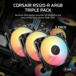 Wentylator RS120-R ARGB 120mm 3-pak Wentylator RS120-R ARGB 120mm 3-pak
