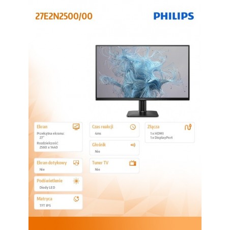 Monitor 27E2N2500 27 cali IPS 120Hz HDMI DP Monitor 27E2N2500 27 cali IPS 120Hz HDMI DP
