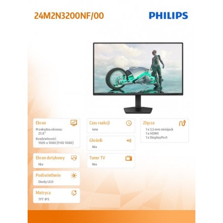 Monitor 24M2N3200NF IPS 23.8 cala 144Hz HDMI DP Monitor 24M2N3200NF IPS 23.8 cala 144Hz HDMI DP