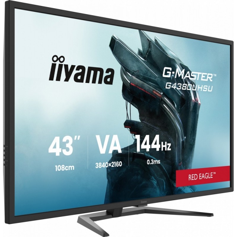 Monitor G-Master 42.5 cala G4380UHSU-B2 4K,VA,2xHDMI,2xDP,0,3ms,144Hz,550cd,    4000:1, USB HUBx4, 2x7W,