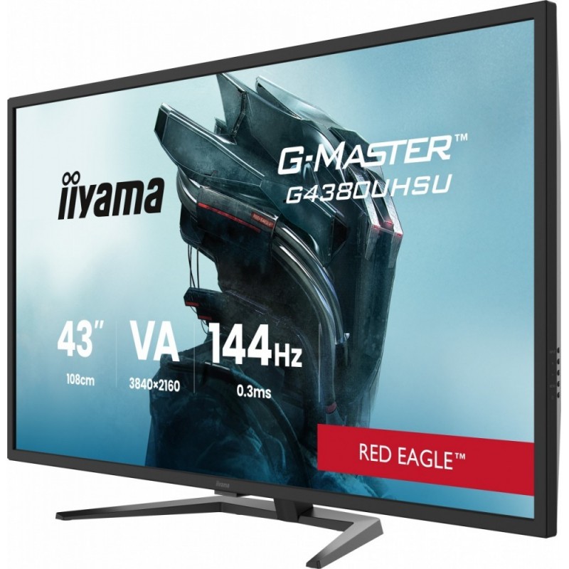 Monitor G-Master 42.5 cala G4380UHSU-B2 4K,VA,2xHDMI,2xDP,0,3ms,144Hz,550cd,    4000:1, USB HUBx4, 2x7W,