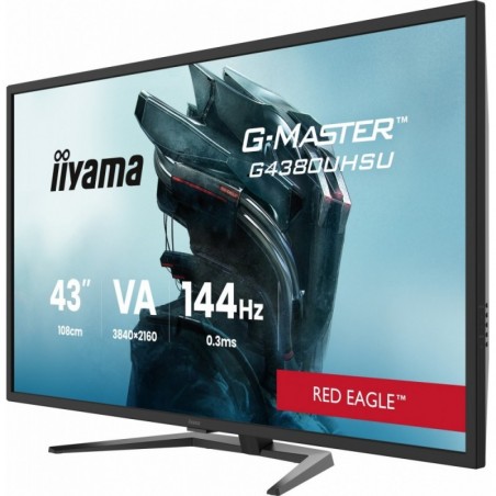 Monitor G-Master 42.5 cala G4380UHSU-B2 4K,VA,2xHDMI,2xDP,0,3ms,144Hz,550cd, 4000:1, USB HUBx4, 2x7W, Monitor G-Master 42.5 cala G4380UHSU-B2 4K,VA,2xHDMI,2xDP,0,3ms,144Hz,550cd, 4000:1, USB HUBx4, 2x7W,