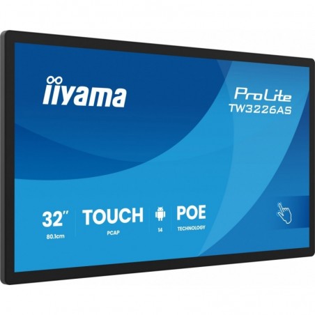 Monitor 32 cale TW3226AS-B3P POJ.10PKT.VA.24/7.FHD,500cd,HDMI,3xUSB, 1xUSB-c,RJ45,MIC, 2x5W,ANDROID 14,RK3567, 4/32GB, iiSign2 Monitor 32 cale TW3226AS-B3P POJ.10PKT.VA.24/7.FHD,500cd,HDMI,3xUSB, 1xUSB-c,RJ45,MIC, 2x5W,ANDROID 14,RK3567, 4/32GB, iiSign2