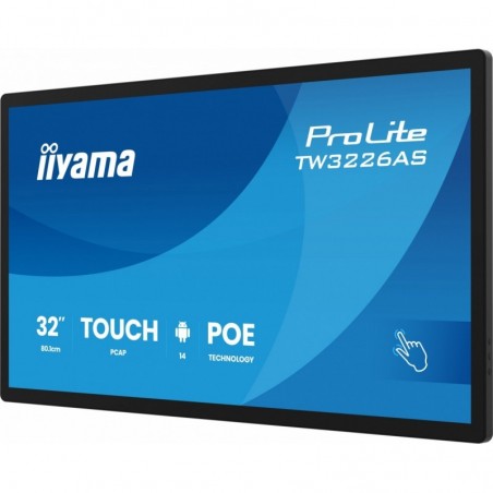 Monitor 32 cale TW3226AS-B3P POJ.10PKT.VA.24/7.FHD,500cd,HDMI,3xUSB, 1xUSB-c,RJ45,MIC, 2x5W,ANDROID 14,RK3567, 4/32GB, iiSign2 Monitor 32 cale TW3226AS-B3P POJ.10PKT.VA.24/7.FHD,500cd,HDMI,3xUSB, 1xUSB-c,RJ45,MIC, 2x5W,ANDROID 14,RK3567, 4/32GB, iiSign2