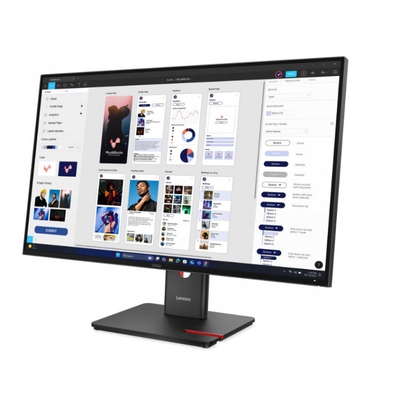 Monitor 31.5 ThinkVision T32UD-40 z kamerą 64B0ZAT1EU Monitor 31.5 ThinkVision T32UD-40 z kamerą 64B0ZAT1EU