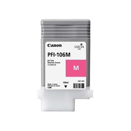 Canon oryginalny ink / tusz PFI-106 M, 6623B001, magenta, 130ml Canon oryginalny ink / tusz PFI-106 M, 6623B001, magenta, 130ml