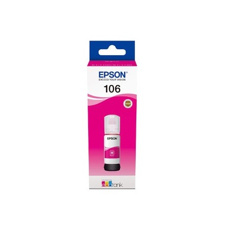 Epson oryginalny ink / tusz C13T00R340, 106, magenta, 70ml Epson oryginalny ink / tusz C13T00R340, 106, magenta, 70ml