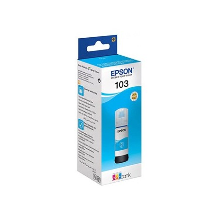Epson oryginalny ink / tusz C13T00S24A, 103, cyan, 65ml Epson oryginalny ink / tusz C13T00S24A, 103, cyan, 65ml