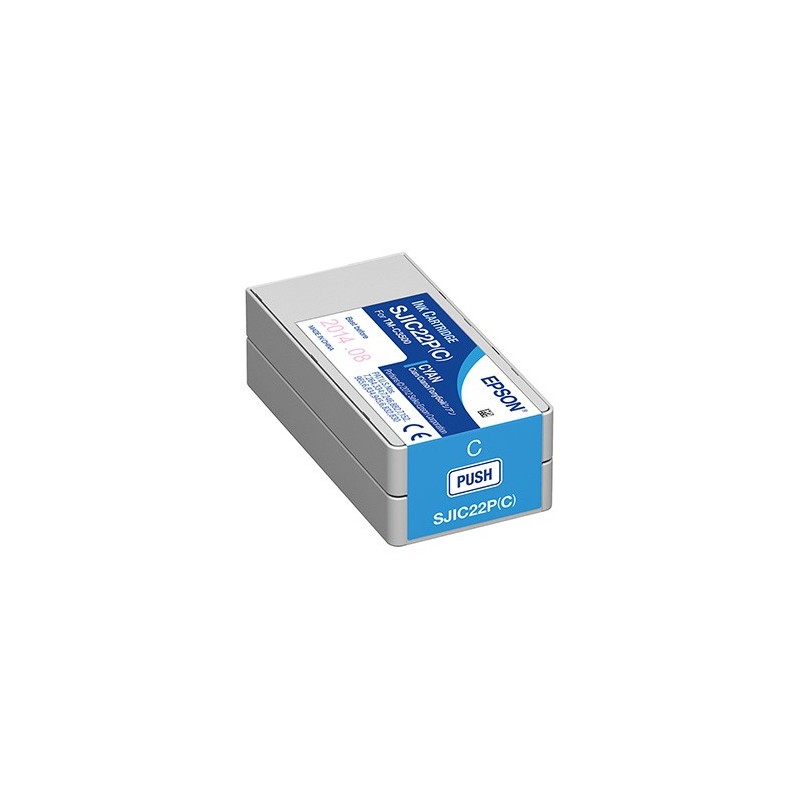 Epson oryginalny ink / tusz C33S020602, z SJIC22P(C), cyan