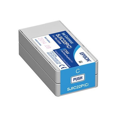 Epson oryginalny ink / tusz C33S020602, z SJIC22P(C), cyan