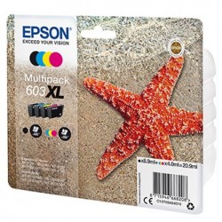 Epson oryginalny ink / tusz C13T03A64010, 603XL, CMYK, 1x8.9ml + 3x4ml Epson oryginalny ink / tusz C13T03A64010, 603XL, CMYK, 1x8.9ml + 3x4ml