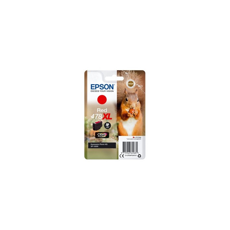 Epson oryginalny ink / tusz C13T04F54010, 478XL, red, 10.2ml