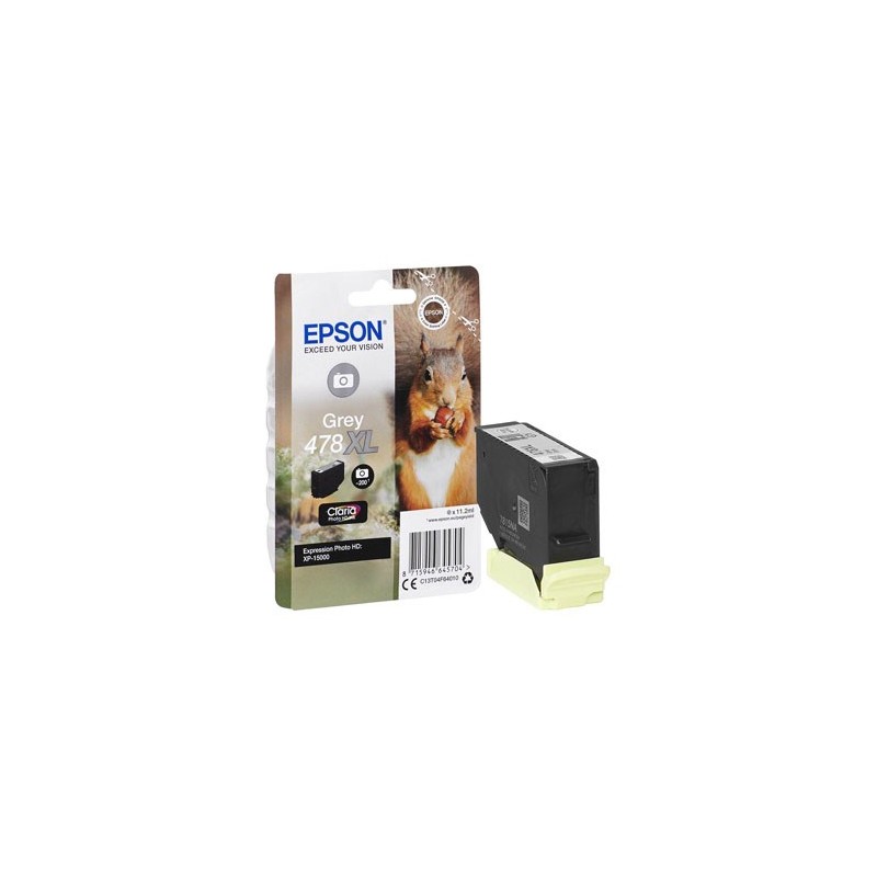 Epson oryginalny ink / tusz C13T04F64010, 478XL, grey, 10.2ml