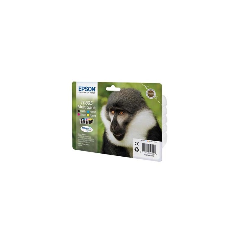 Epson oryginalny ink / tusz C13T08954010, CMYK, 3x3,5/5,8ml
