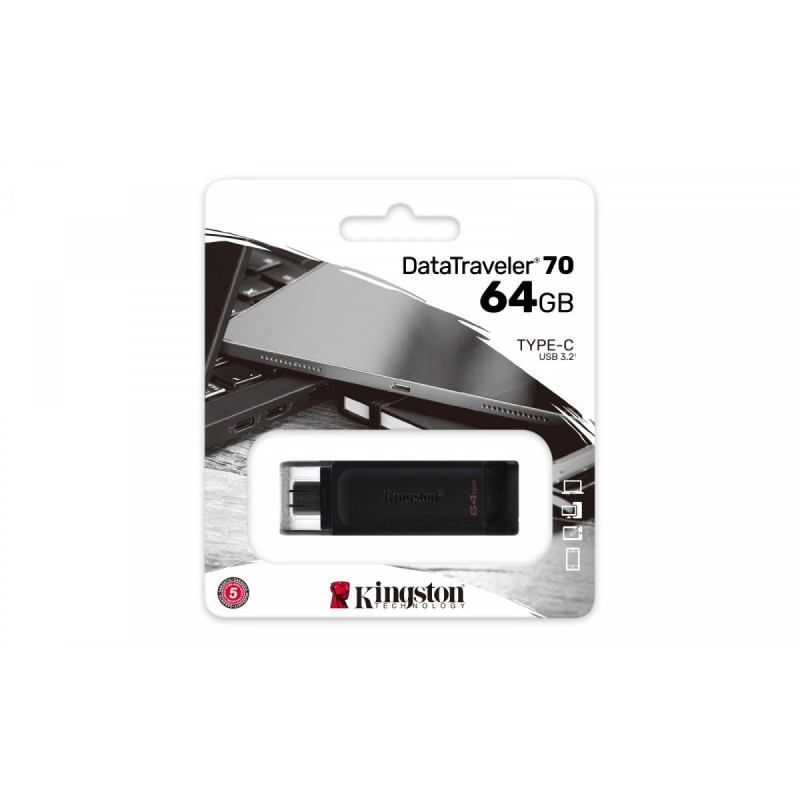 Pendrive DT70/64GB USB-C 3.2 Gen1 Pendrive DT70/64GB USB-C 3.2 Gen1