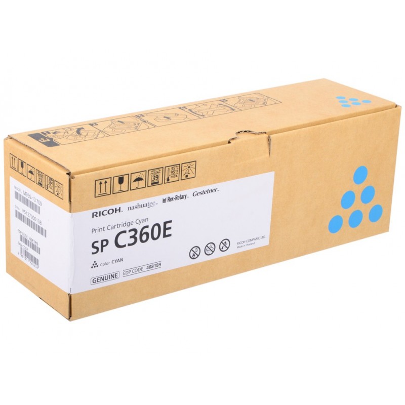 Ricoh Toner SPC360 408185 Cyan 5K 