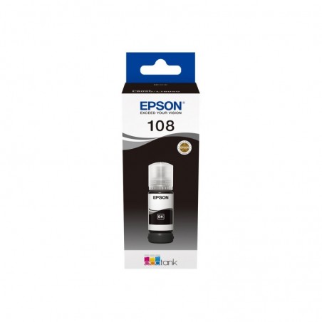 EPSON 108 EcoTank Black Ink Bottle EPSON 108 EcoTank Black Ink Bottle