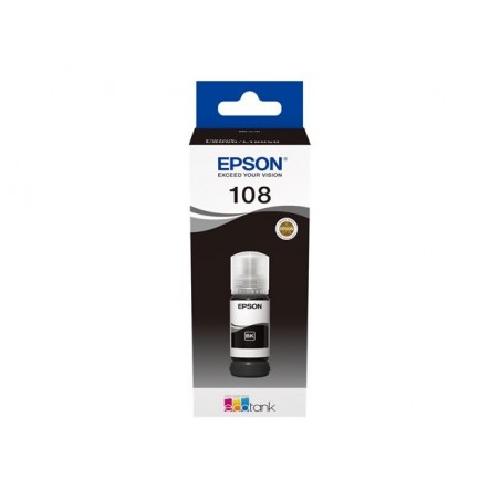 EPSON 108 EcoTank Black Ink Bottle EPSON 108 EcoTank Black Ink Bottle