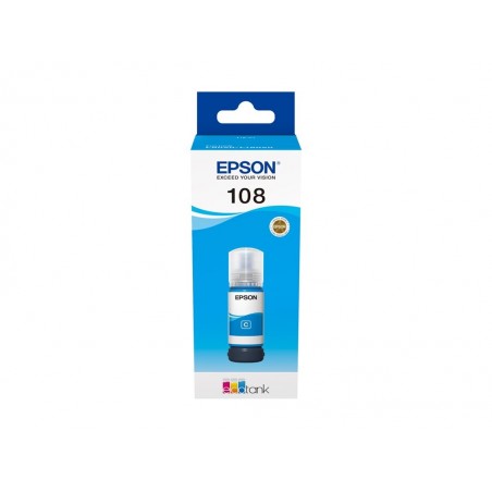 EPSON 108 EcoTank Cyan Ink Bottle EPSON 108 EcoTank Cyan Ink Bottle