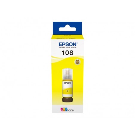 EPSON 108 EcoTank Yellow Ink Bottle EPSON 108 EcoTank Yellow Ink Bottle