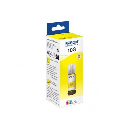 EPSON 108 EcoTank Yellow Ink Bottle EPSON 108 EcoTank Yellow Ink Bottle