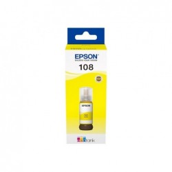 EPSON 108 EcoTank Yellow Ink Bottle EPSON 108 EcoTank Yellow Ink Bottle