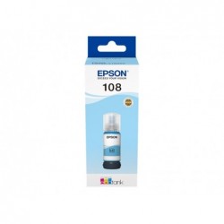 EPSON 108 EcoTank Light Cyan Ink Bottle EPSON 108 EcoTank Light Cyan Ink Bottle