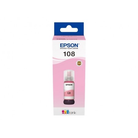 EPSON 108 EcoTank Light Magenta Ink Bottle EPSON 108 EcoTank Light Magenta Ink Bottle