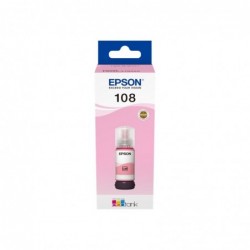 EPSON 108 EcoTank Light Magenta Ink Bottle EPSON 108 EcoTank Light Magenta Ink Bottle